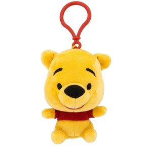 Disney Winnie the Pooh Big Head Plush Keychain New with Tags